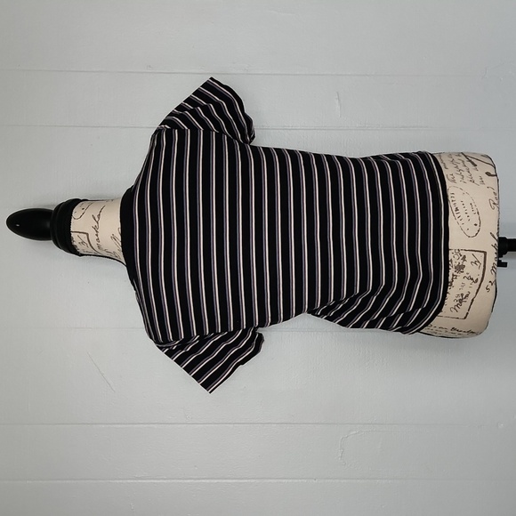 Vans Black Striped T-Shirt Size Medium - Picture 6 of 7